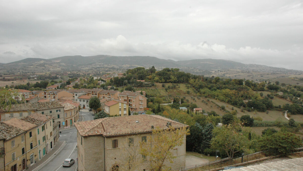 14 Vista dal balcone